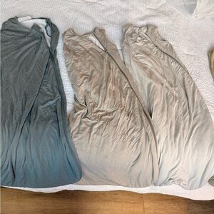 Kyte BABY Kids Pajamas Sleep Sacks in Blue and Beige